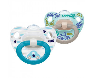 Set 2 Succhietti HappyDays Silicone 6-18m