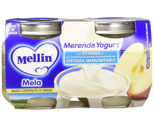 Merenda Mela e Yogurt